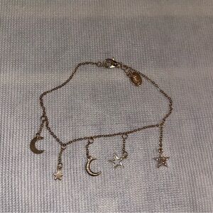 Brand New Claires Moon & Stars Anklet